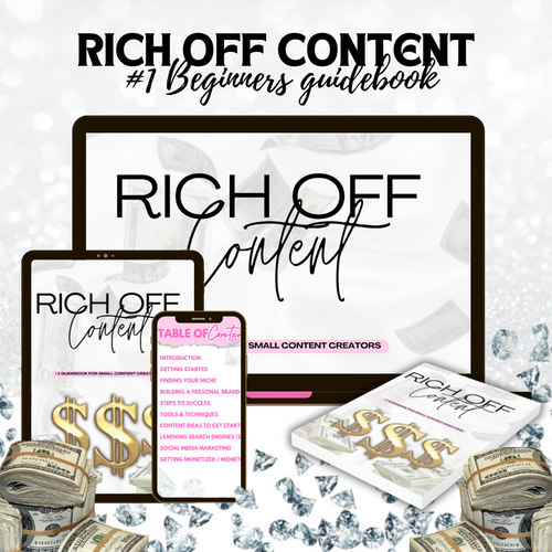 RICH OFF CONTENT : #1 Beginners Ebook