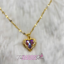 Load image into Gallery viewer, Angel heart and wing necklace