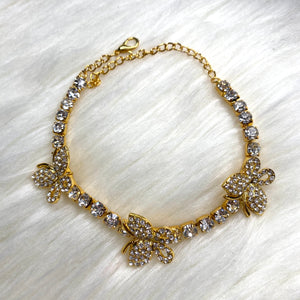 GOLD BUTTERFLY ANKLET